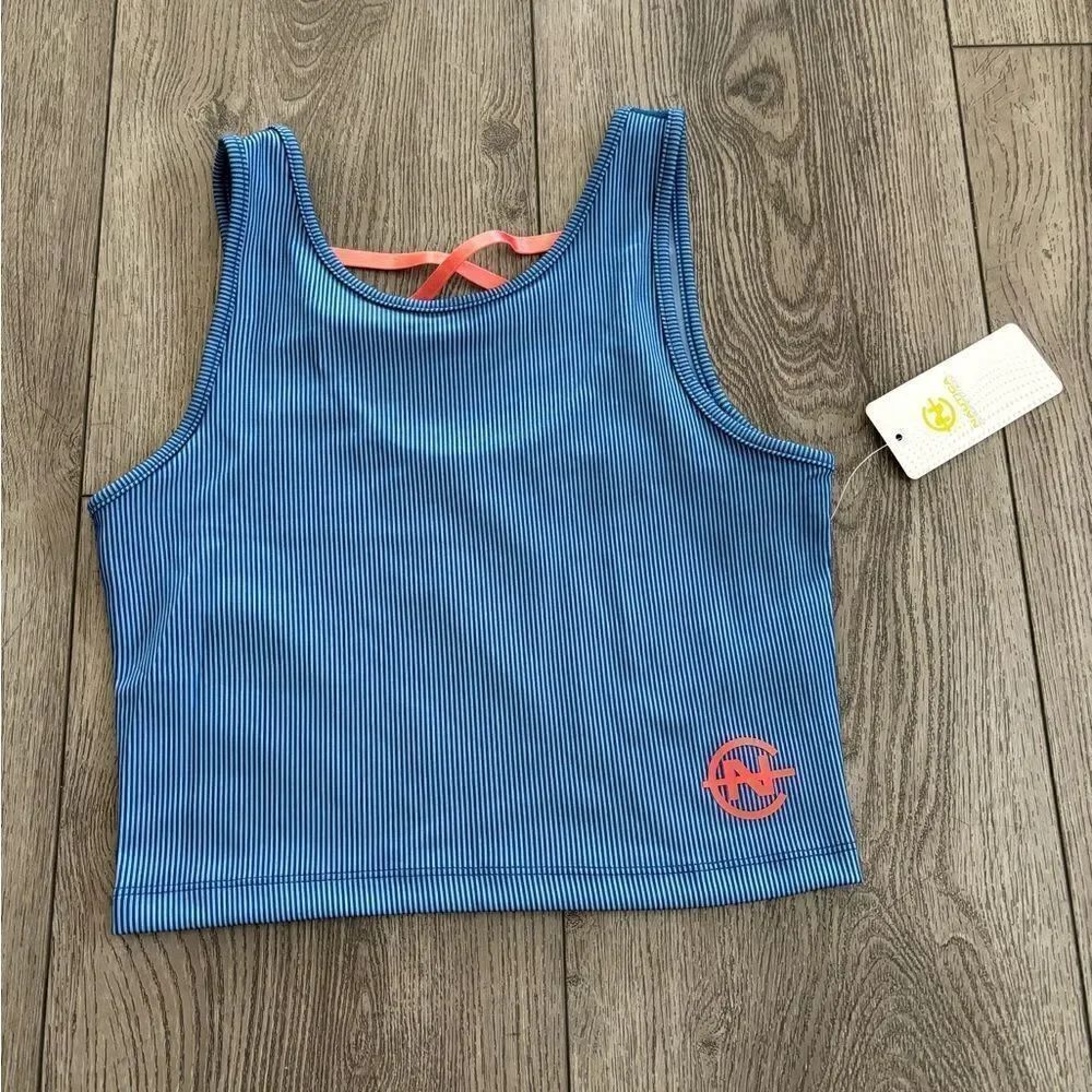 Nautica crop tank top NWT